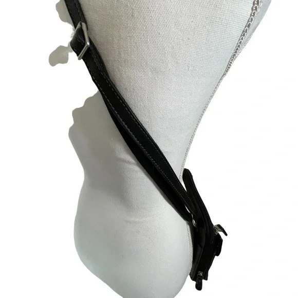 Fossil Womens ZB2840 Black Leather Flap Front Wallet Crossbody Bag - Picture 6 of 13